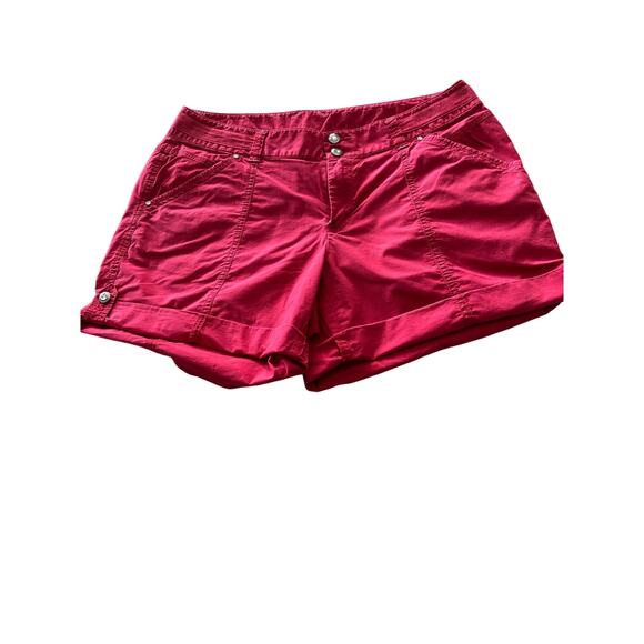 International concept INC red 5 inch shorts mid rise size 8 - Picture 1 of 6